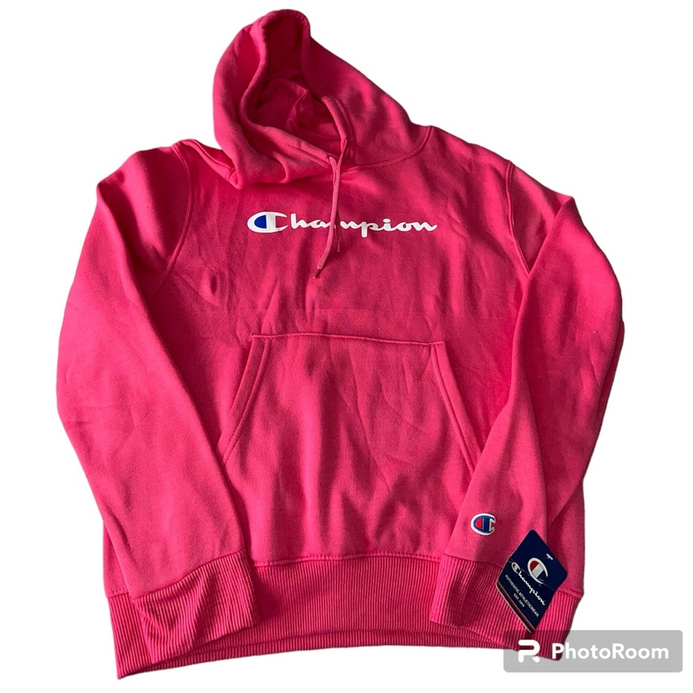 NWT Pink Women’s Champion Hoodie | Size Large